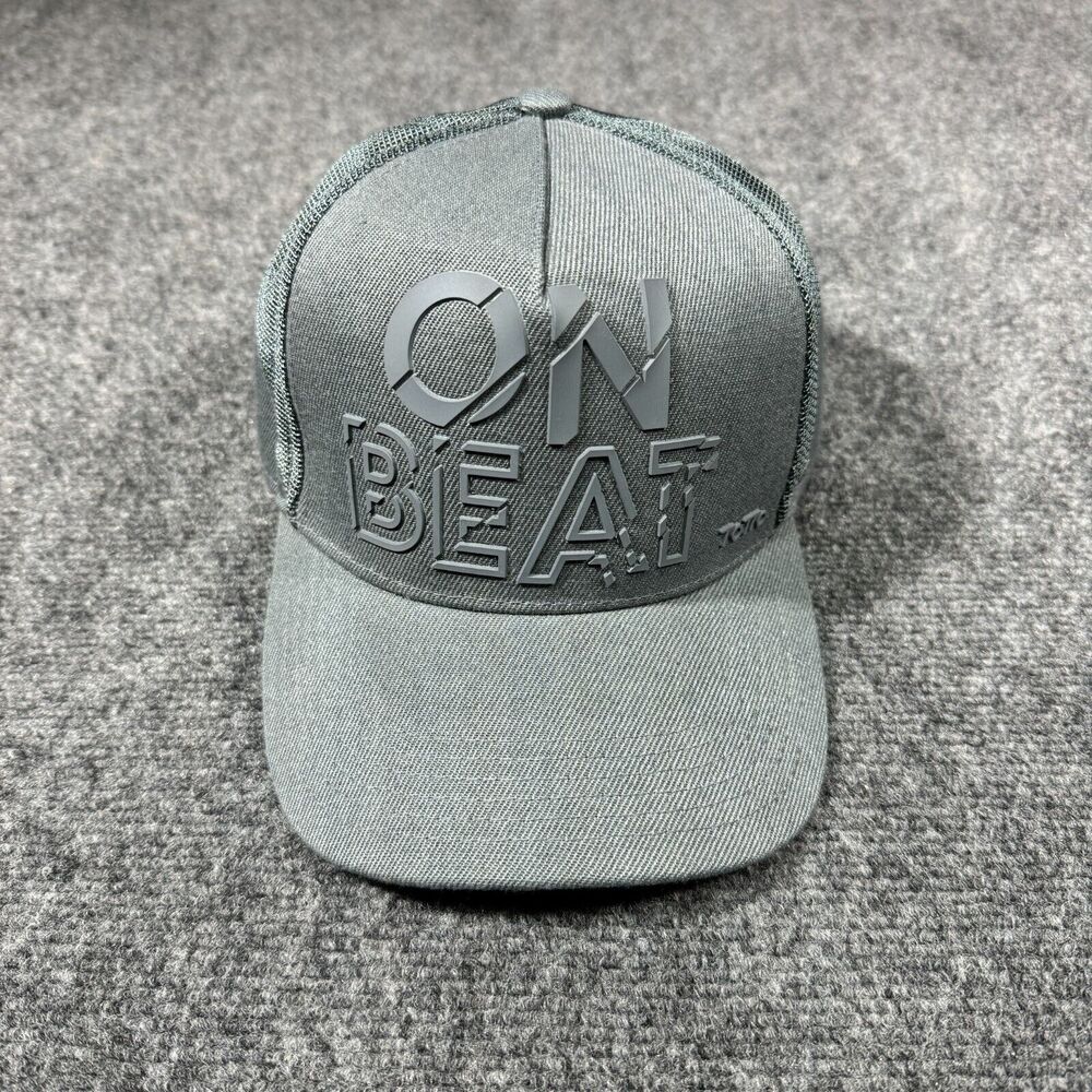 Totto On Beat Polyester Grey Adjustable Cap Hat Rare Male Or Female